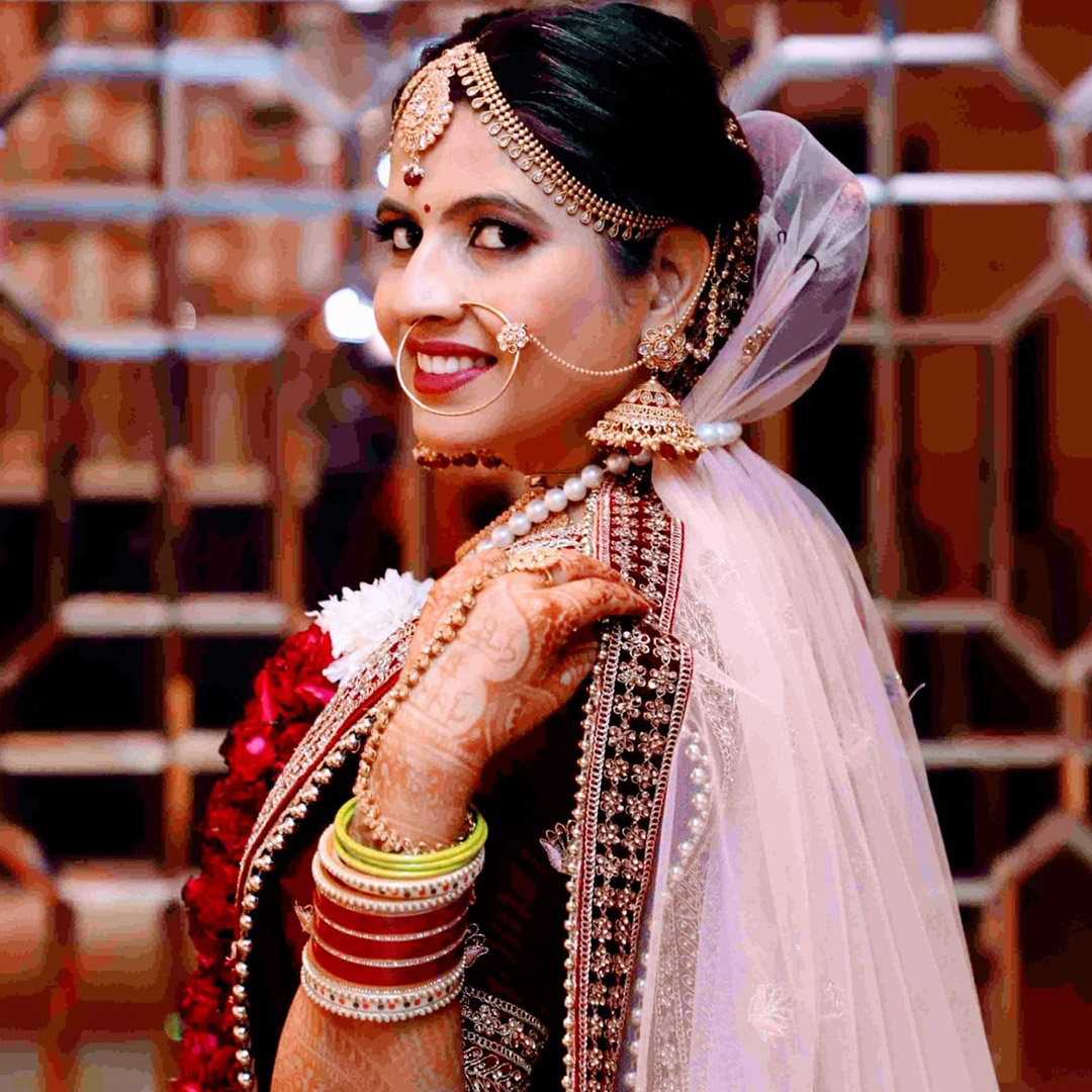 Hindu Bridal Makeup Done by Rohit